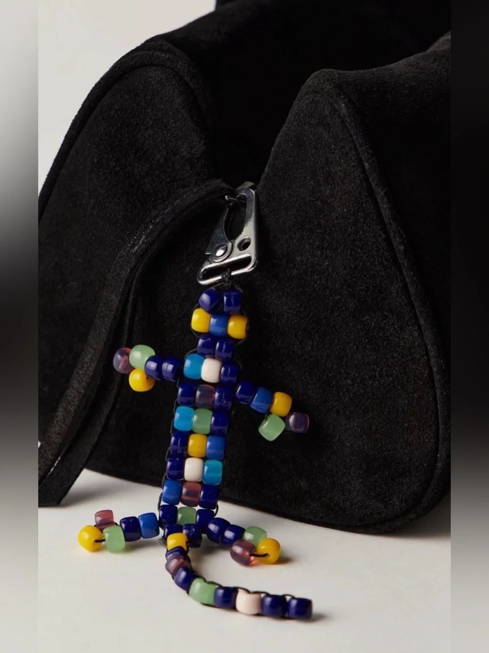 Free People Beaded Lizard Bag Charm 🔥multicolor